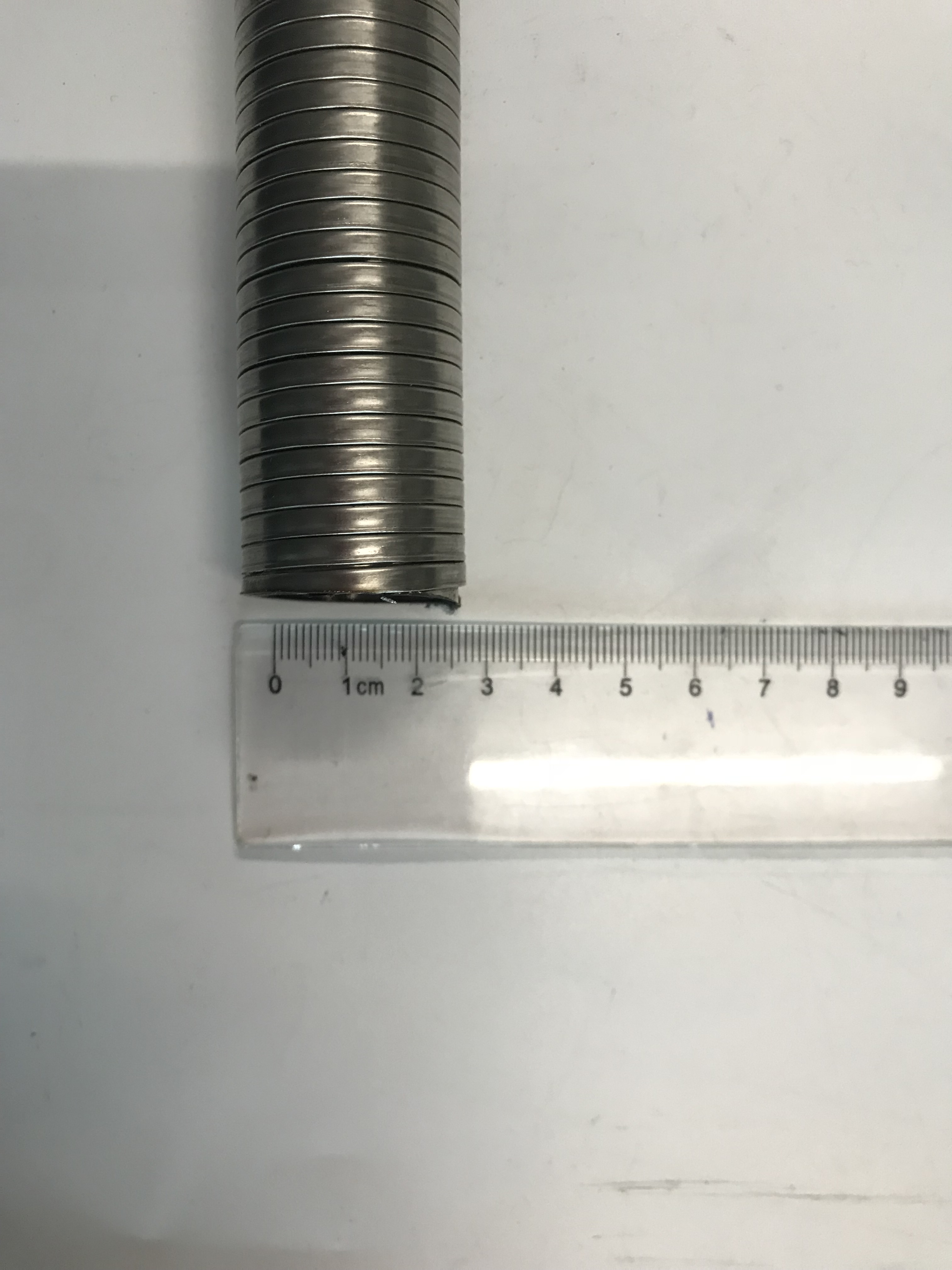 Acoplamiento de tubo flexible de 15 mm de largo