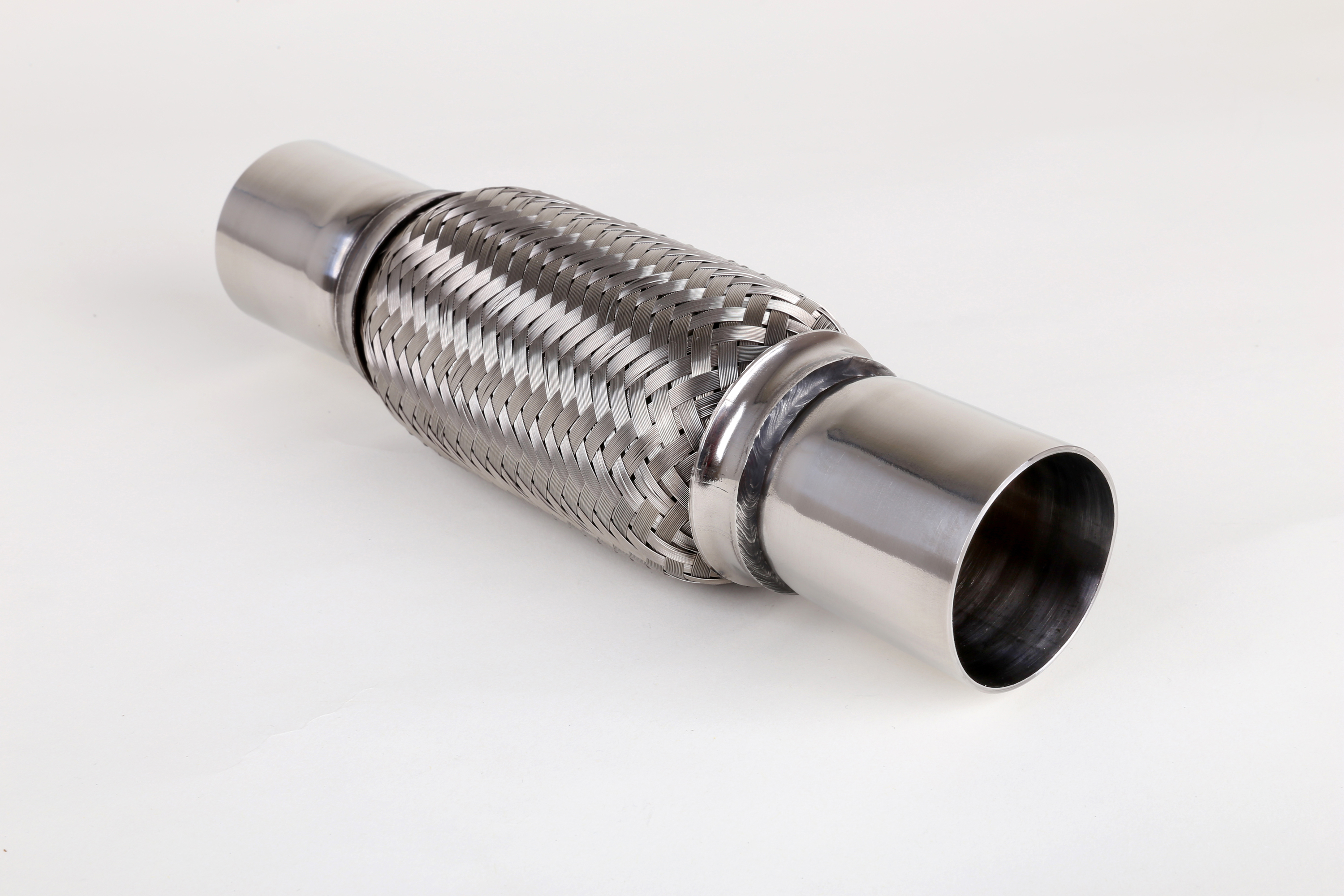 Extensión de tubo de escape flexible de acero inoxidable para automóviles